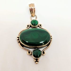 Malachite Sterling Pendant